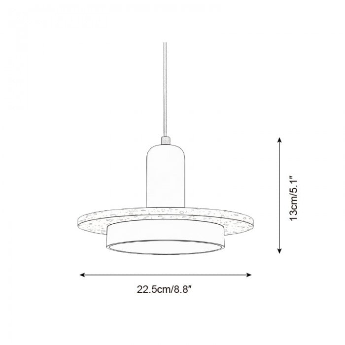 Lampada a sospensione eterea HL2782