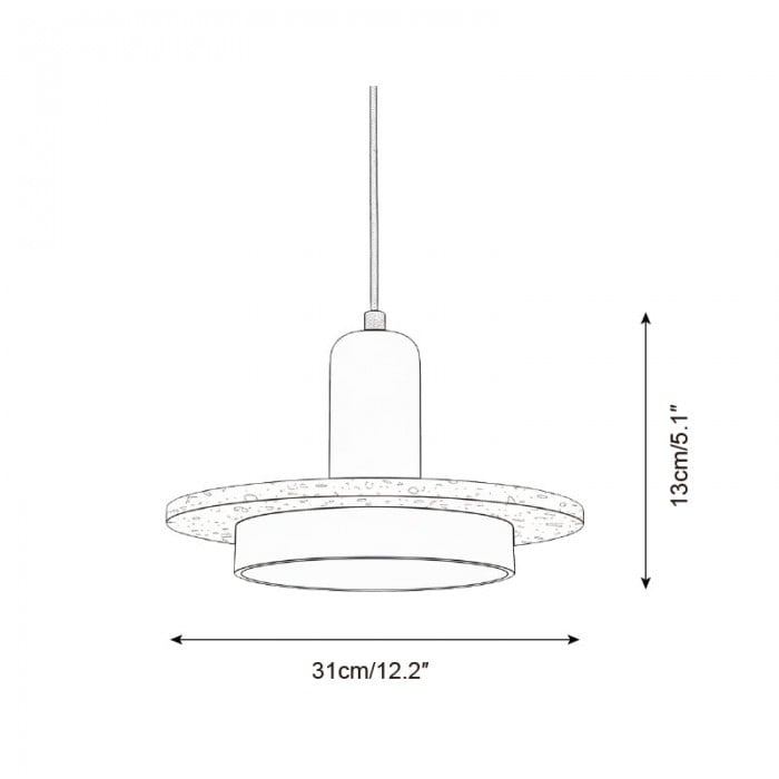 Lampada a sospensione eterea HL2782