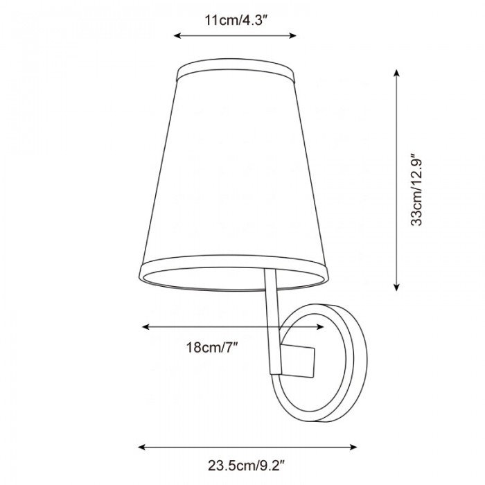 Ethereal Wall Lamp HL2872
