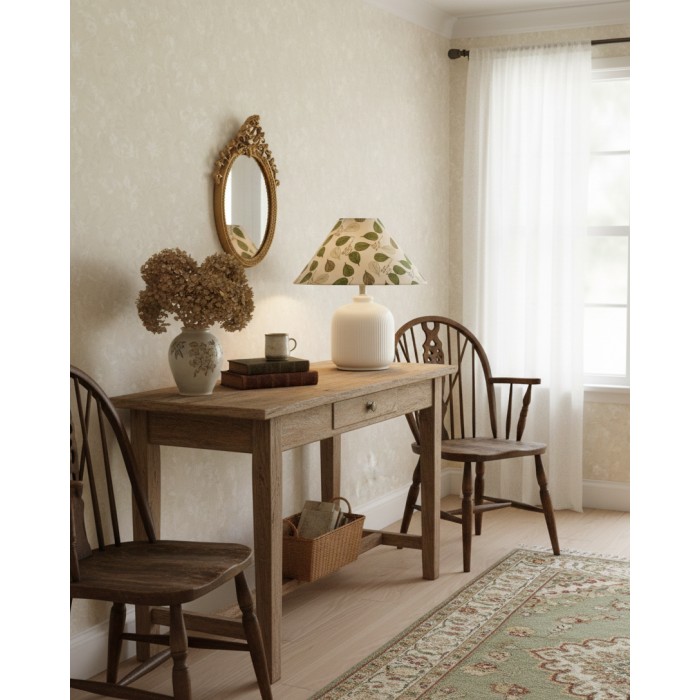 Tafellamp met groenblijvende bloemenprint HL2880