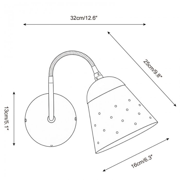Filo Wall Lamp HL2858