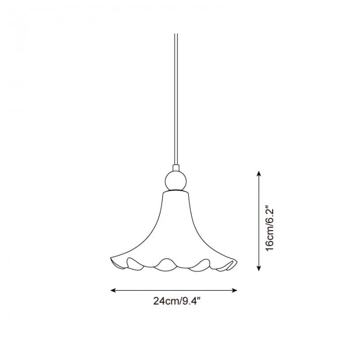 Florin Ripple Pendant Lamp HL2699
