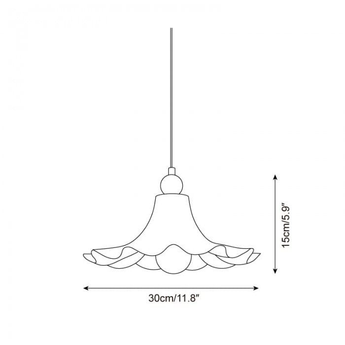Florin Ripple Pendant Lamp HL2699