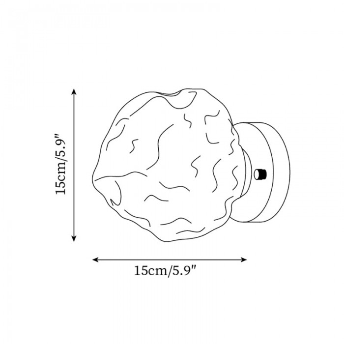 Lampa ścienna Forte HL2567
