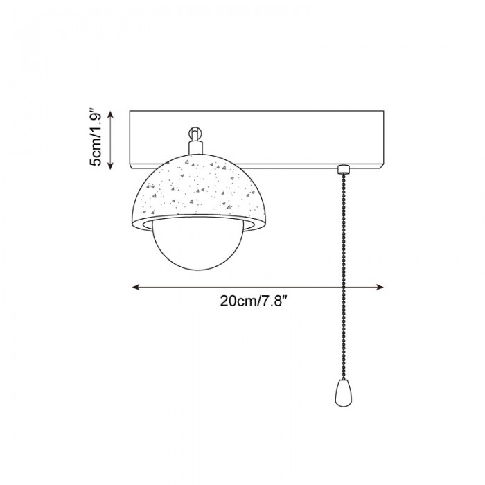 Gabin wandlamp HL2585