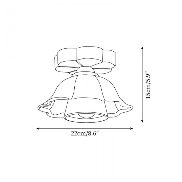 Garcia Flower plafondlamp HL2570