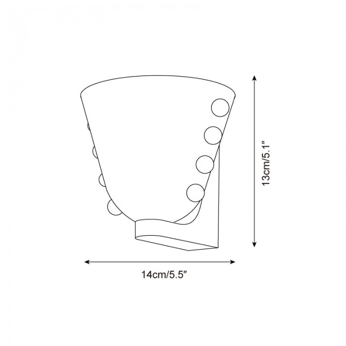 Lámpara de pared Gemma HL2648