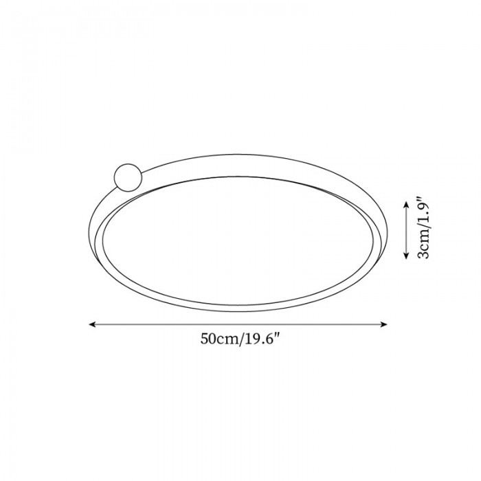 Geos LED-plafondlamp HL2562