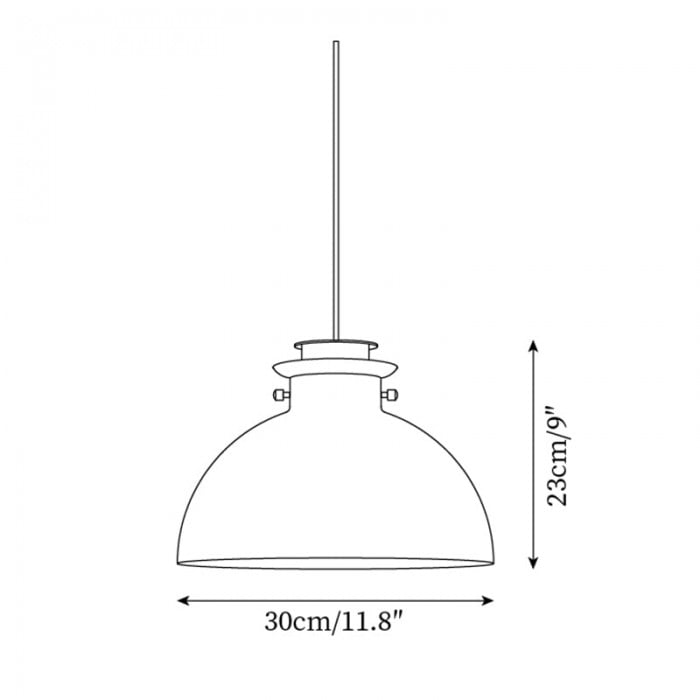 Lampada a sospensione Glebe HL2568