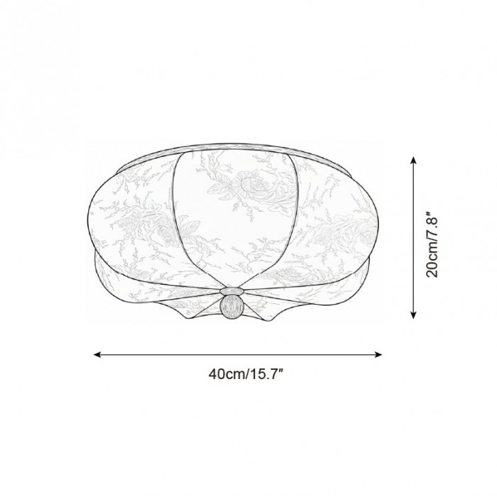 Sierlijke Drift Plafondlamp HL2766