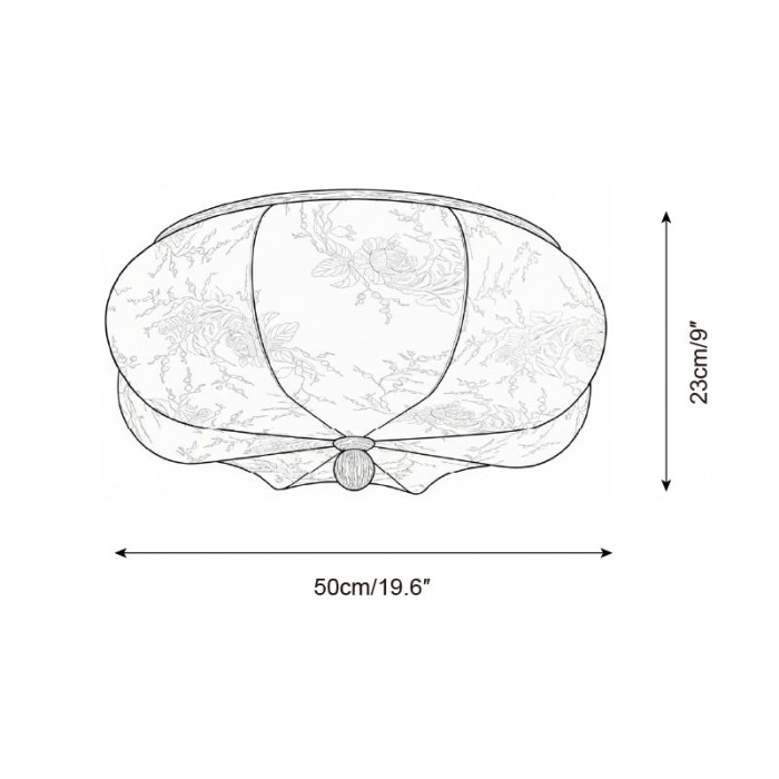 Sierlijke Drift Plafondlamp HL2766
