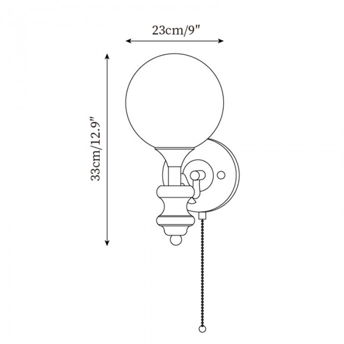 Grazian wandlamp HL2589