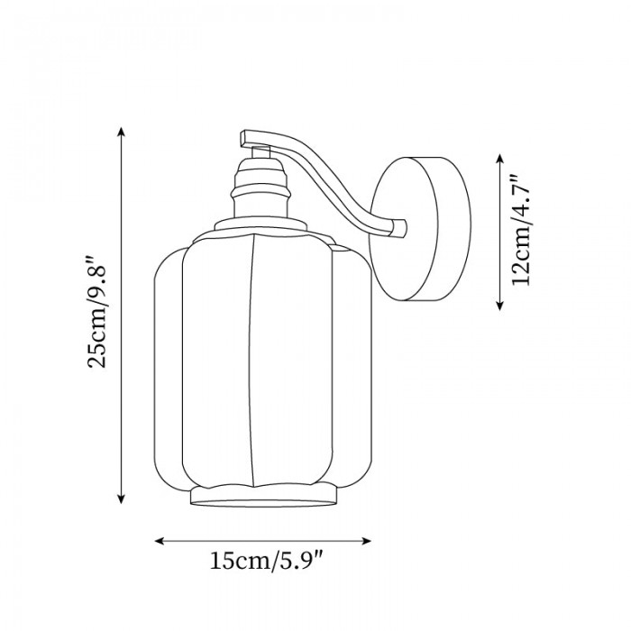 Henry Stecker-Wandleuchte HL2595