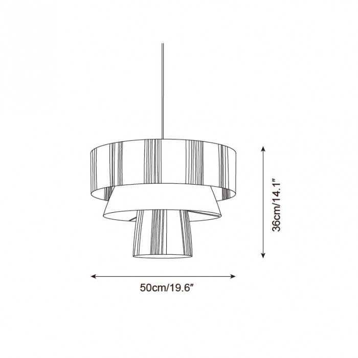 Lampada a sospensione Hiroshi HL2645