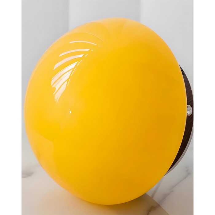 Honingkleurige koepelvormige plafondlamp HL2870