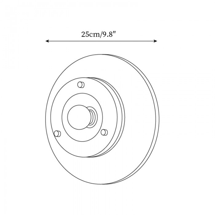 Lampada da parete Jaima HL2599