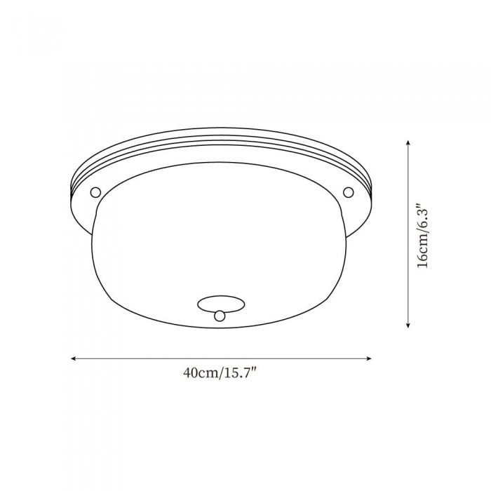 Justice glazen plafondlamp HL2583