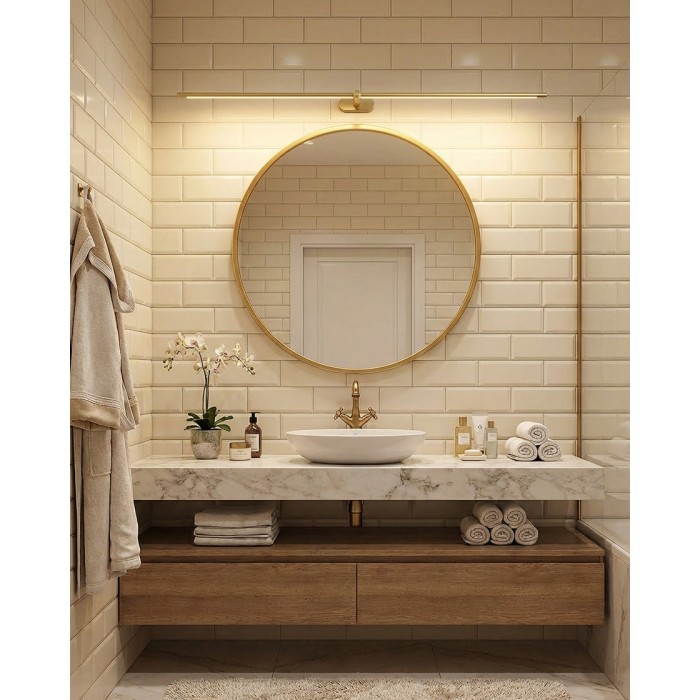 Lampada da parete Kady Linear ricaricabile, modello HL2611