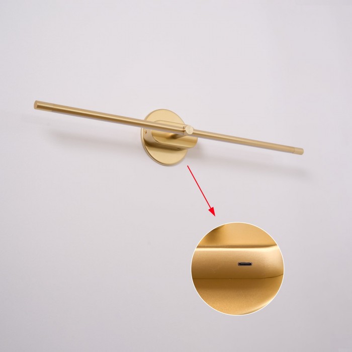 Lampada da parete Kady Linear ricaricabile, modello HL2611