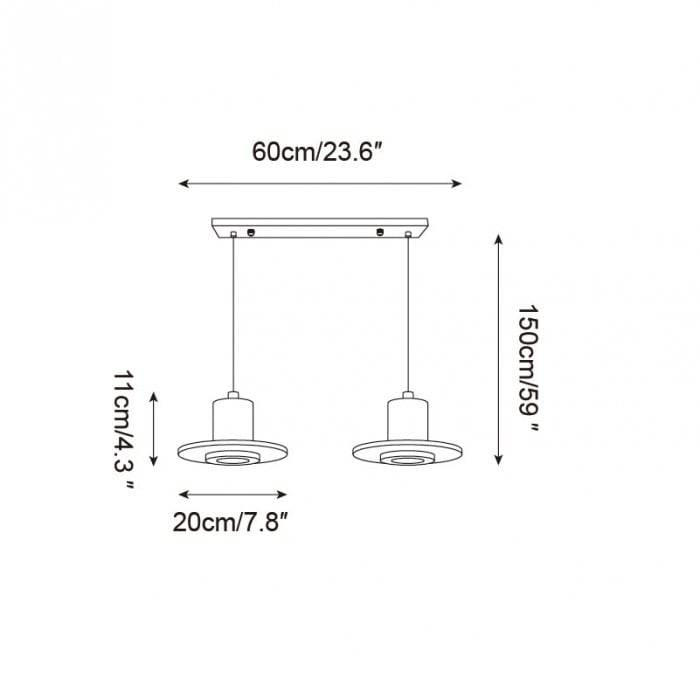 Lampada a sospensione Kalea HL2625