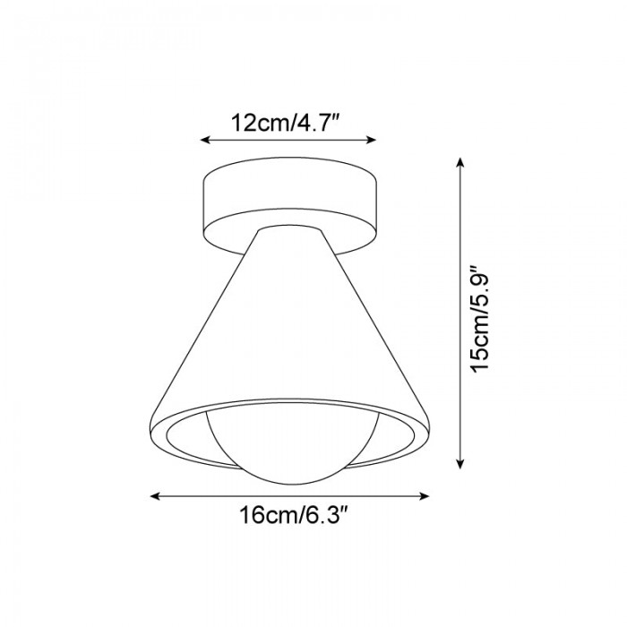 Kayla plafondlamp HL2572
