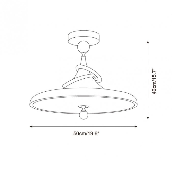 Kivra plafondlamp HL2695