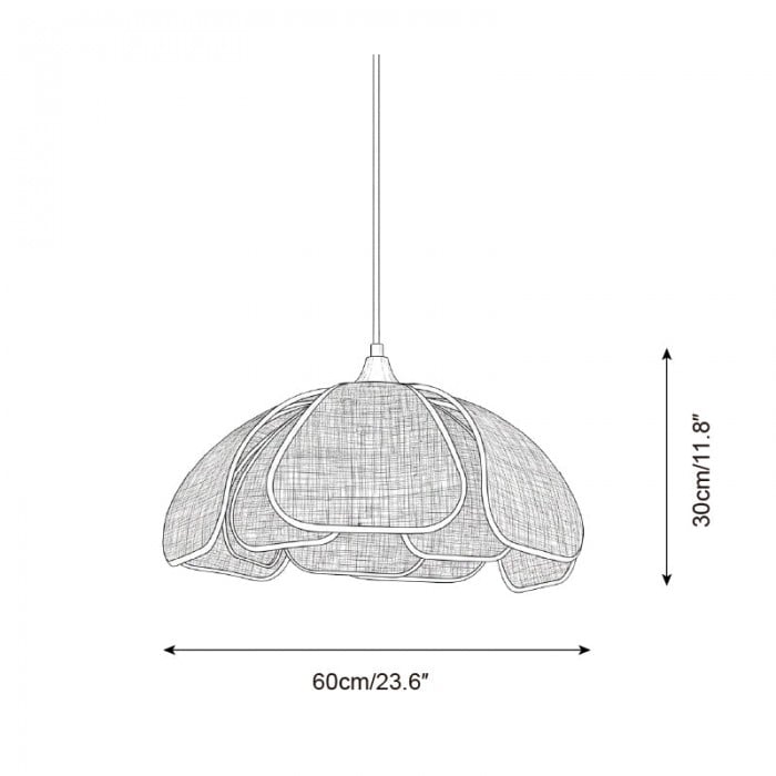 Lampada a sospensione Latticeon HL2844