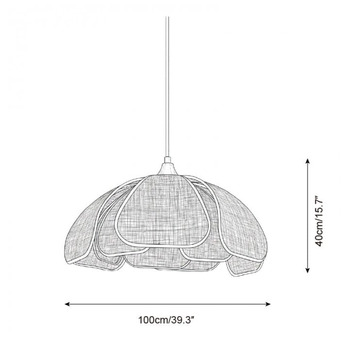Lampada a sospensione Latticeon HL2844