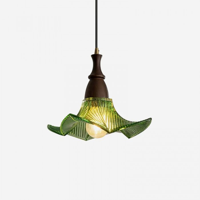 Lampada a sospensione in vetro lilla HL2598