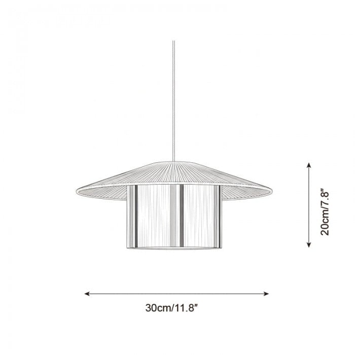Lampada a sospensione letteraria HL2867