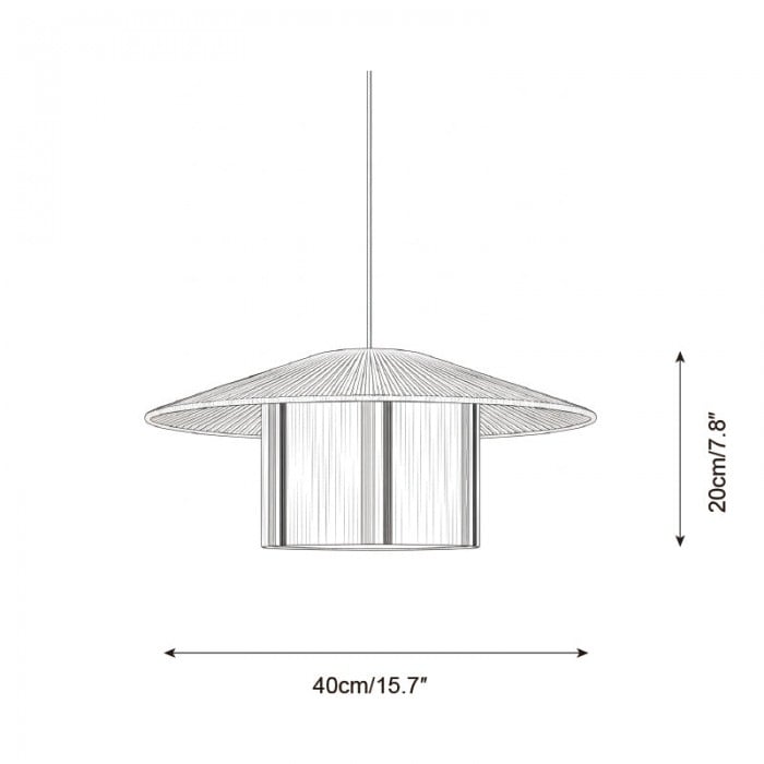 Lampada a sospensione letteraria HL2867