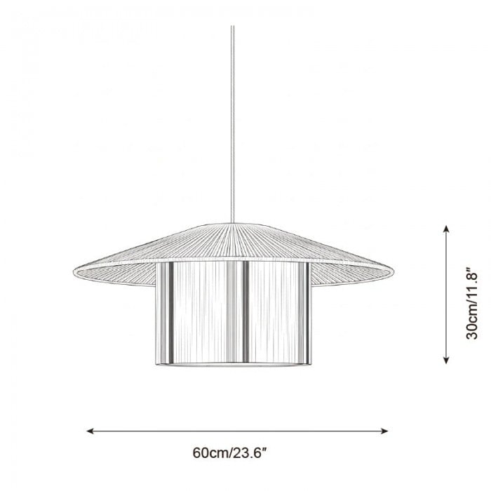 Lampada a sospensione letteraria HL2867