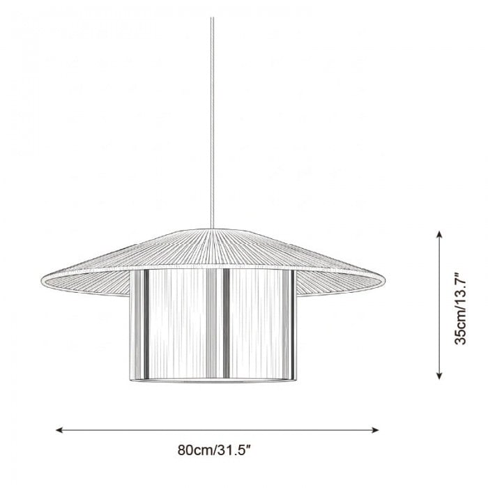 Lampada a sospensione letteraria HL2867