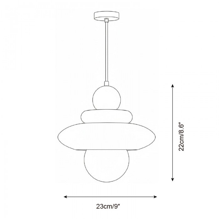 Lampada a sospensione LolliDrop HL2822