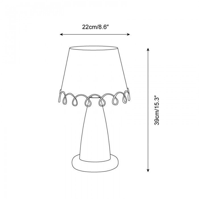 Lollio tafellamp HL2694