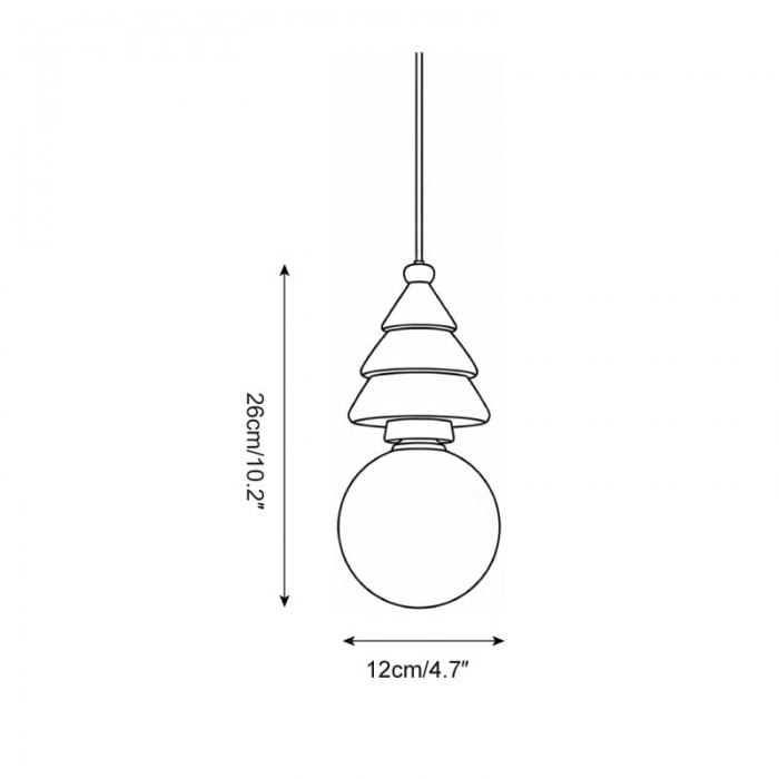 Luma Globe Pendant Lamp HL2759