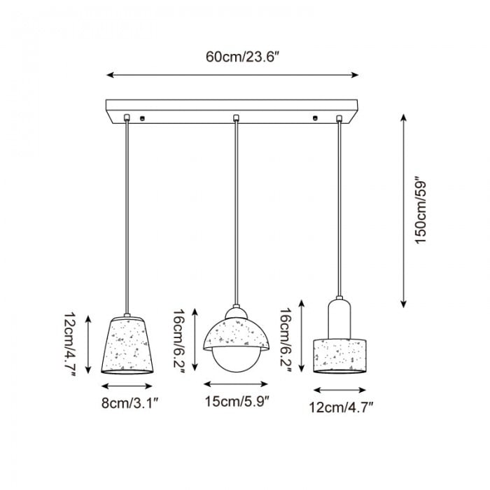 Marnox Pendant Lamp HL2687