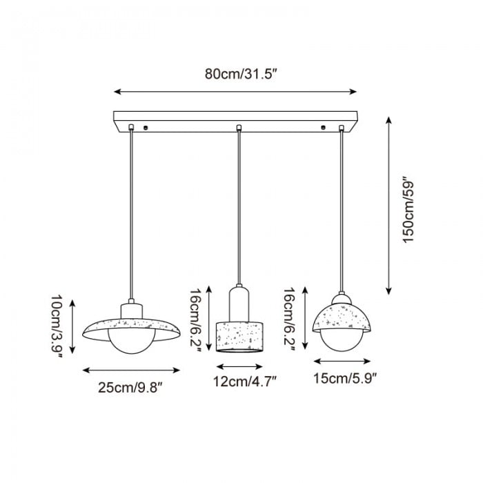 Marnox Pendant Lamp HL2687