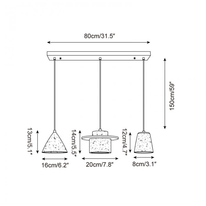 Marnox Pendant Lamp HL2687