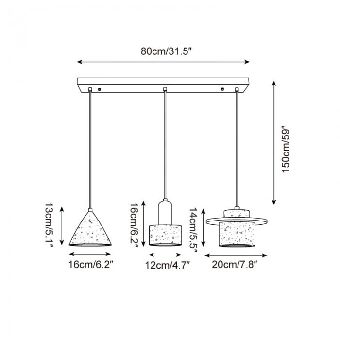 Marnox Pendant Lamp HL2687