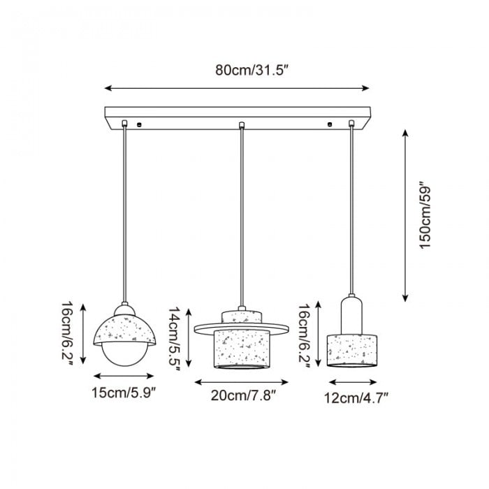 Marnox Pendant Lamp HL2687