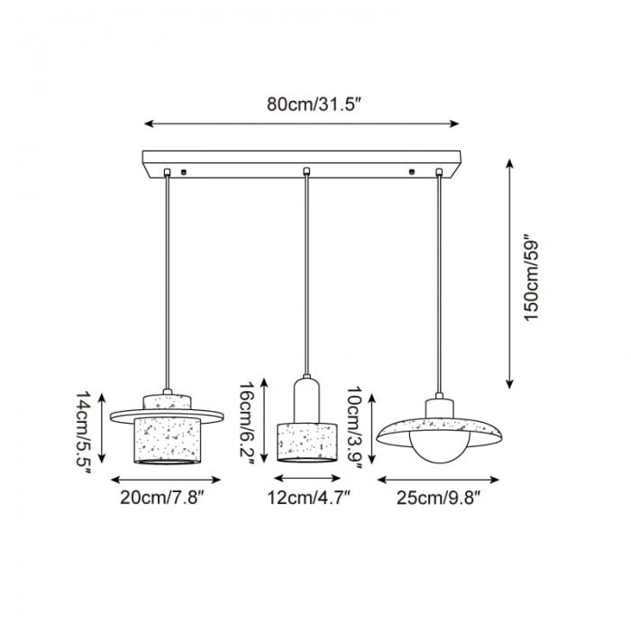 Marnox Pendant Lamp HL2687