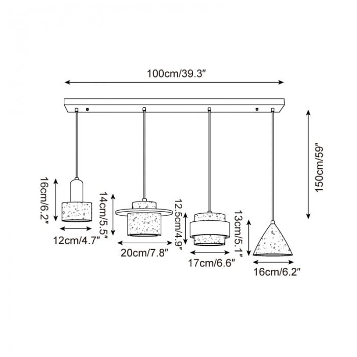 Marnox Pendant Lamp HL2687