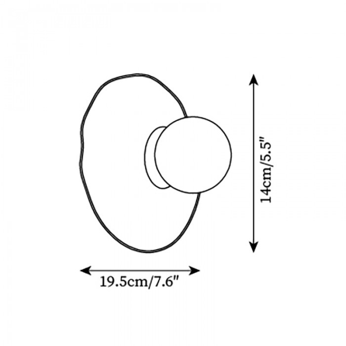 Meza Wall Lamp HL2602