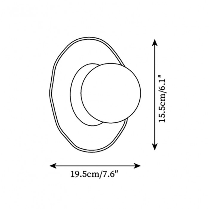 Meza Wall Lamp HL2602