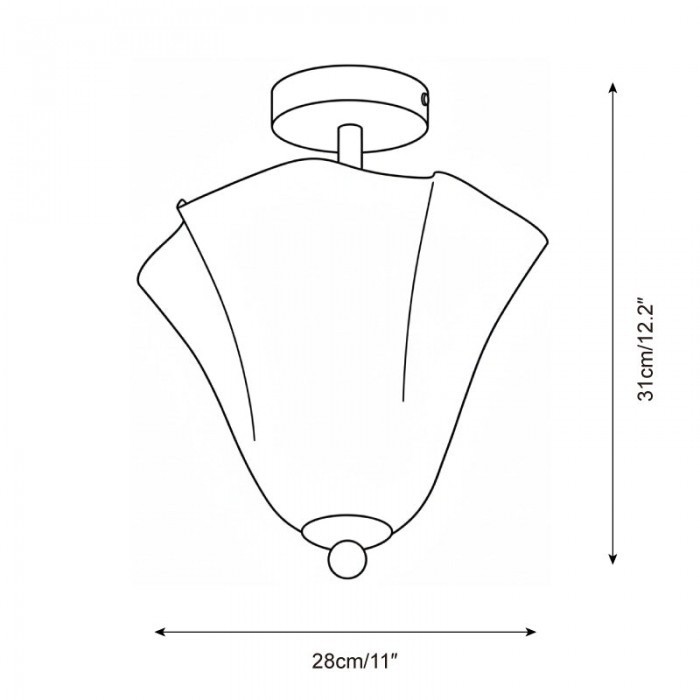 Mido plafondlamp HL2811