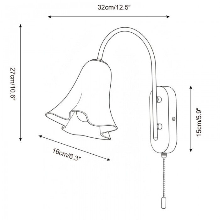 Mido Wall Lamp HL2813