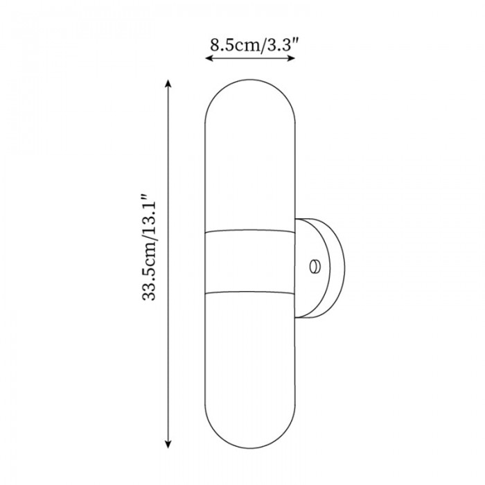 Milano wandlamp HL2563