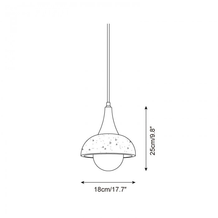 Lampada a sospensione Modiva HL2731