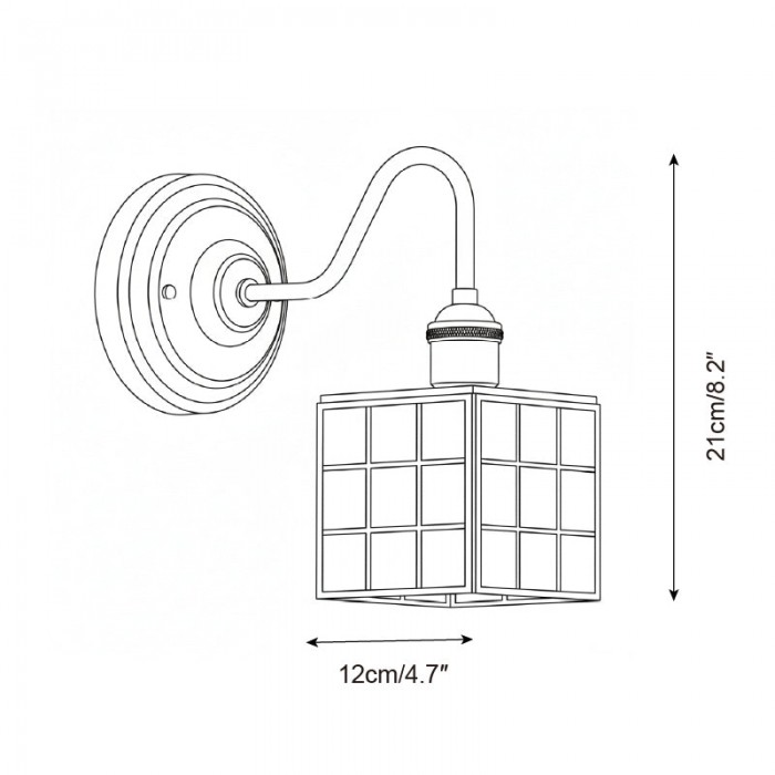 Lampada da parete Mosaic Atelier HL2850